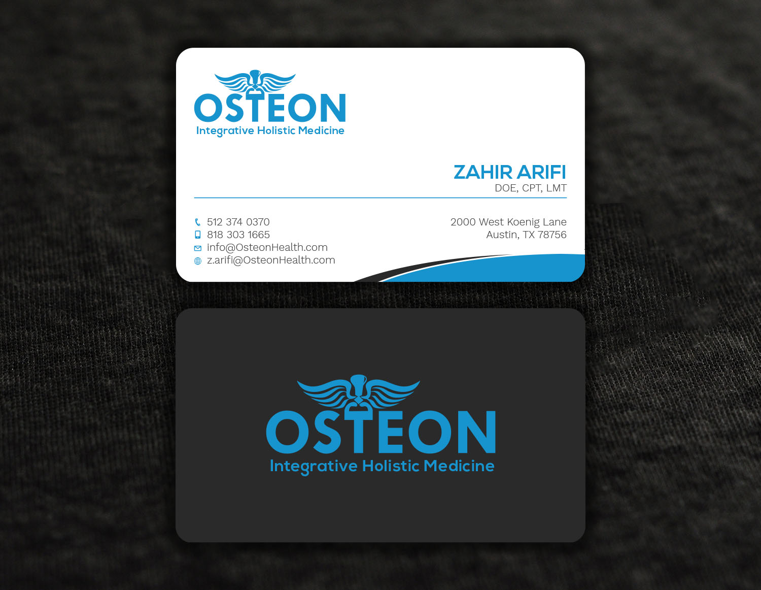 Business Card Design by Tripti Ranjan Gain for Axis Health | Design #16899498