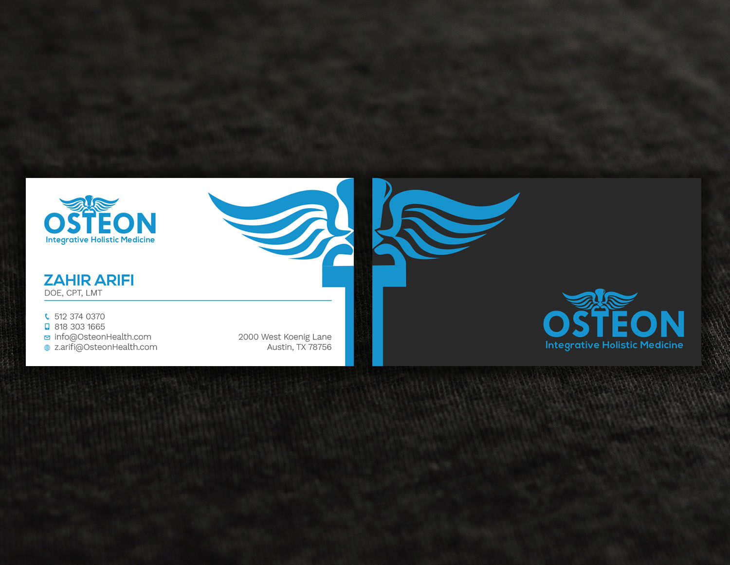 Diseño de Tarjeta de Presentación por Tripti Ranjan Gain para Axis Health | Diseño #16899499