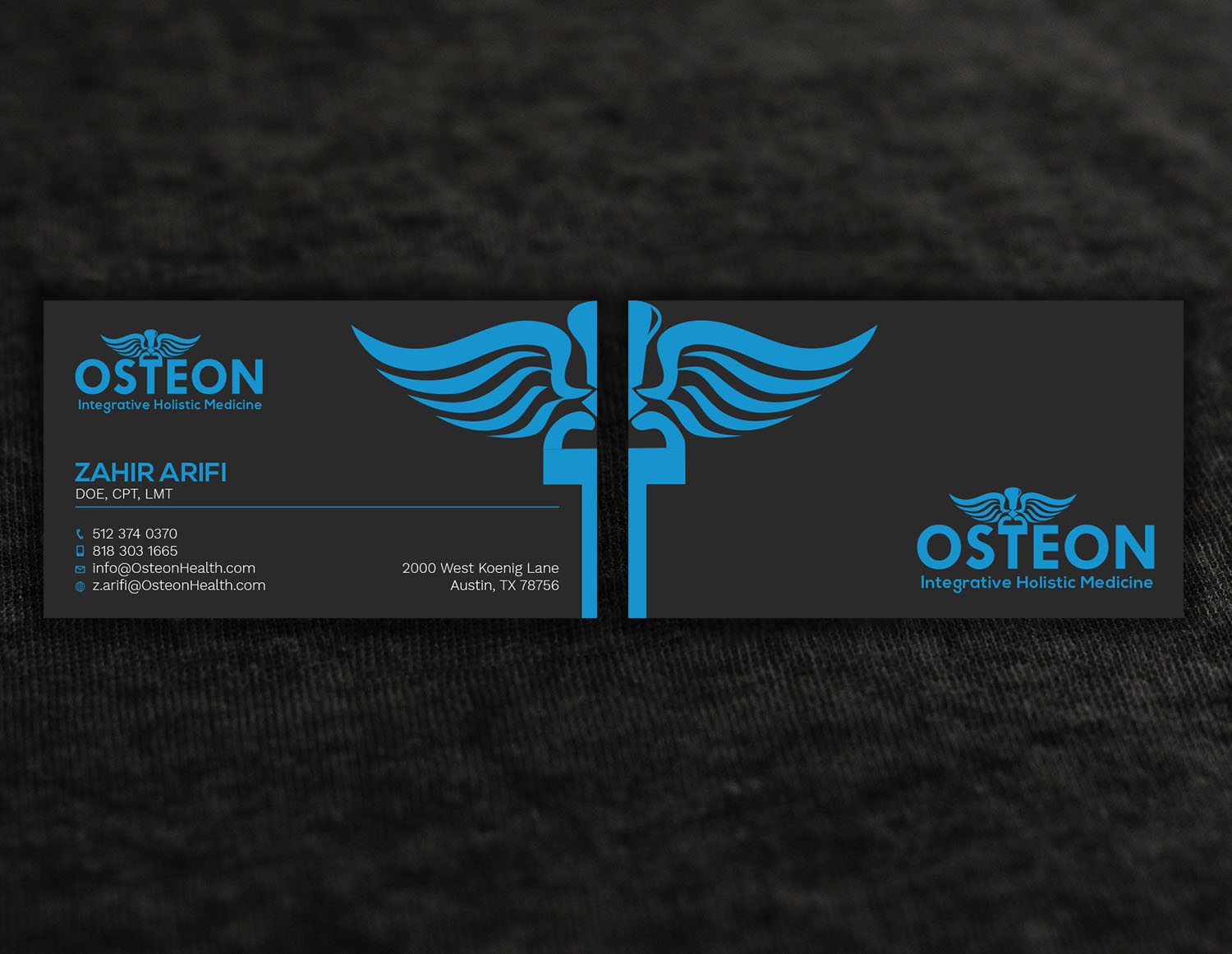 Business Card Design by Tripti Ranjan Gain for Axis Health | Design #16899500