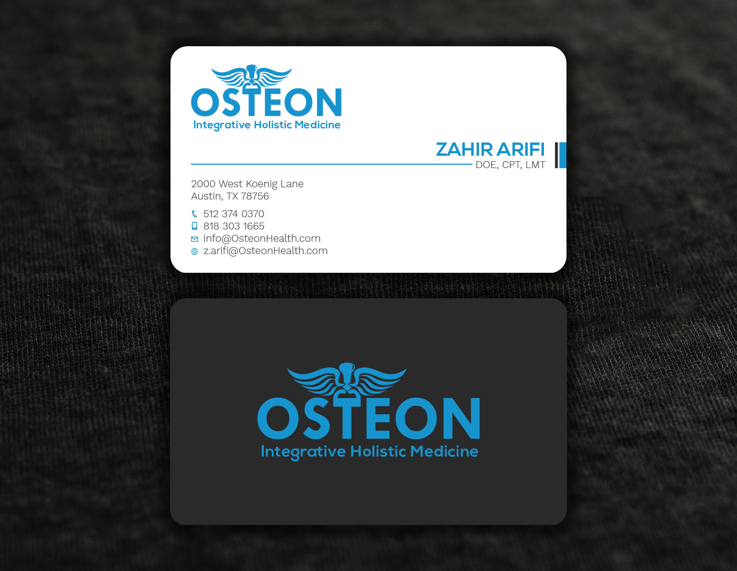 Business Card Design by Tripti Ranjan Gain for Axis Health | Design #16899506