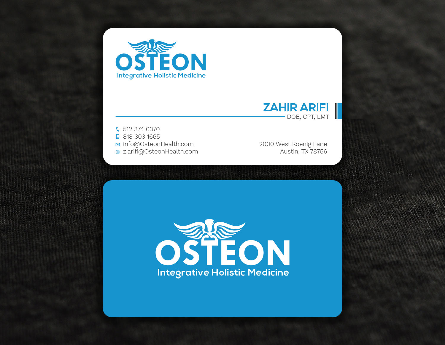 Business Card Design by Tripti Ranjan Gain for Axis Health | Design #16899508
