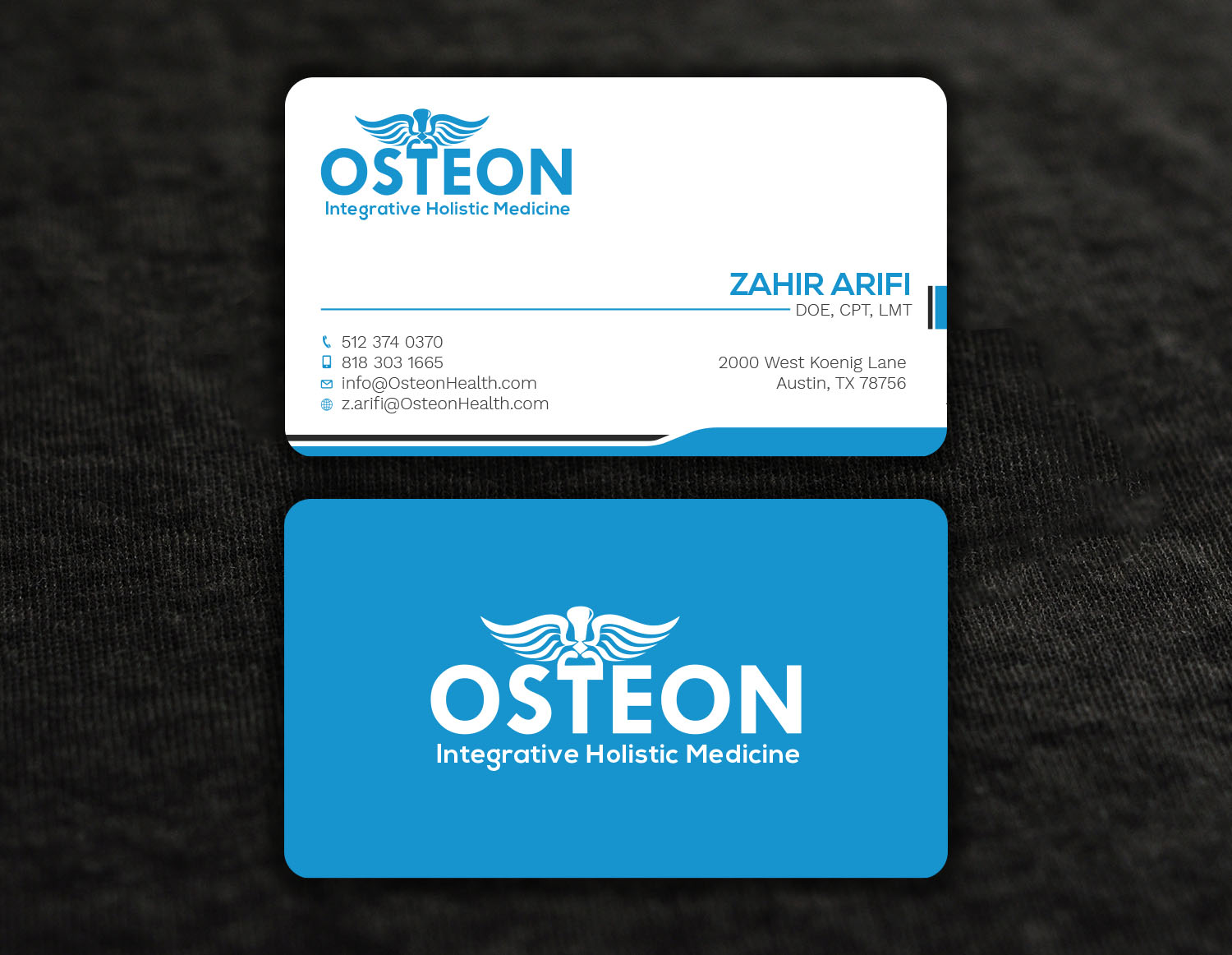 Business Card Design by Tripti Ranjan Gain for Axis Health | Design #16899513