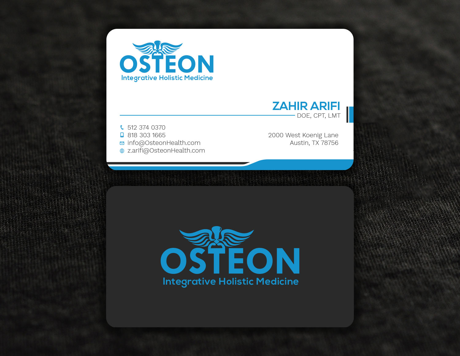 Business Card Design by Tripti Ranjan Gain for Axis Health | Design #16899515