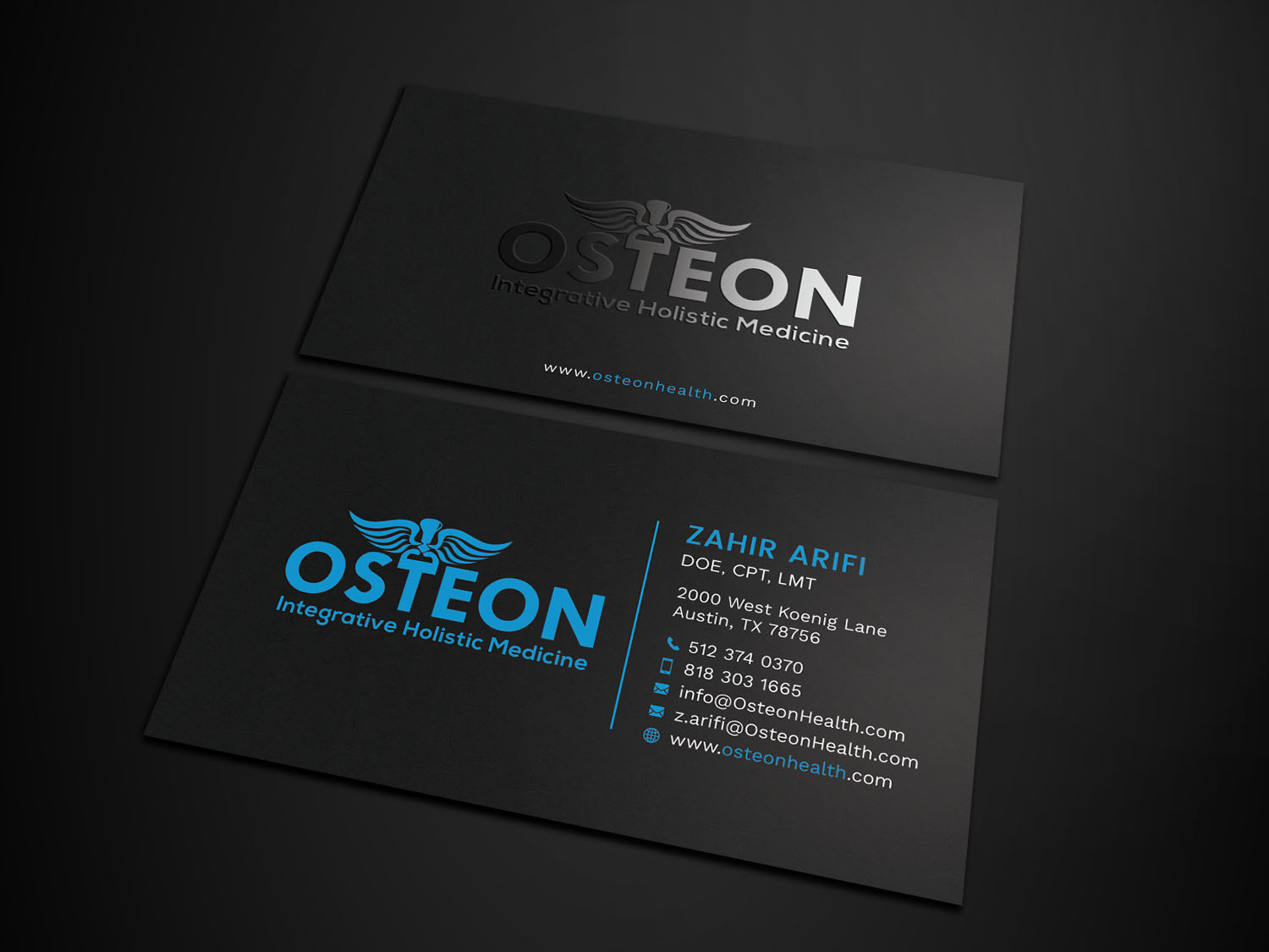 Business Card Design by Tripti Ranjan Gain for Axis Health | Design #16899633