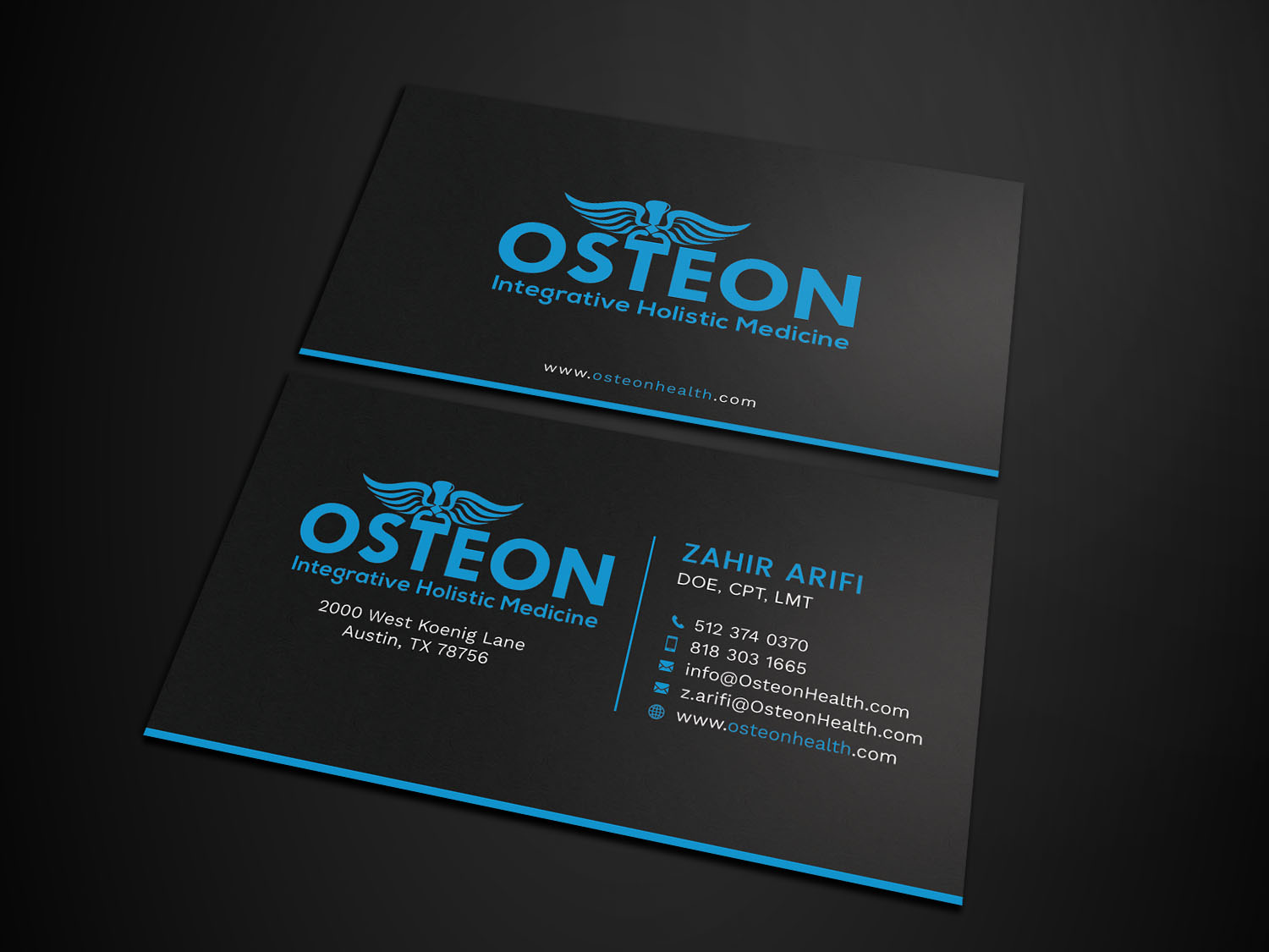 Business Card Design by Tripti Ranjan Gain for Axis Health | Design #16899635