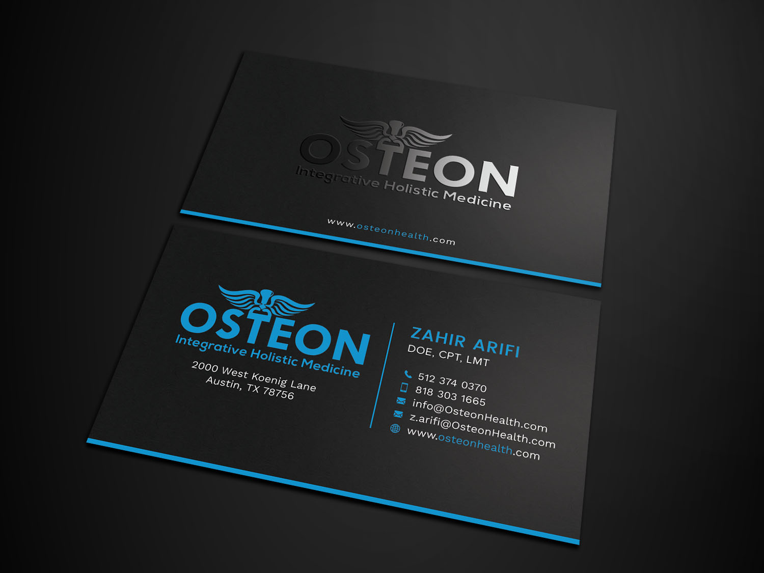 Business Card Design by Tripti Ranjan Gain for Axis Health | Design #16899636