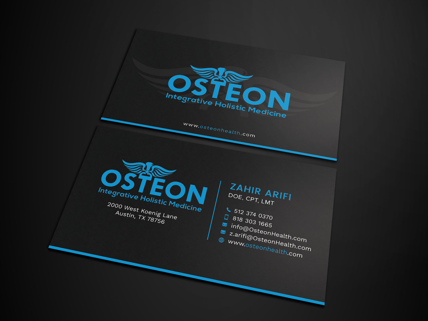 Business Card Design by Tripti Ranjan Gain for Axis Health | Design #16899637