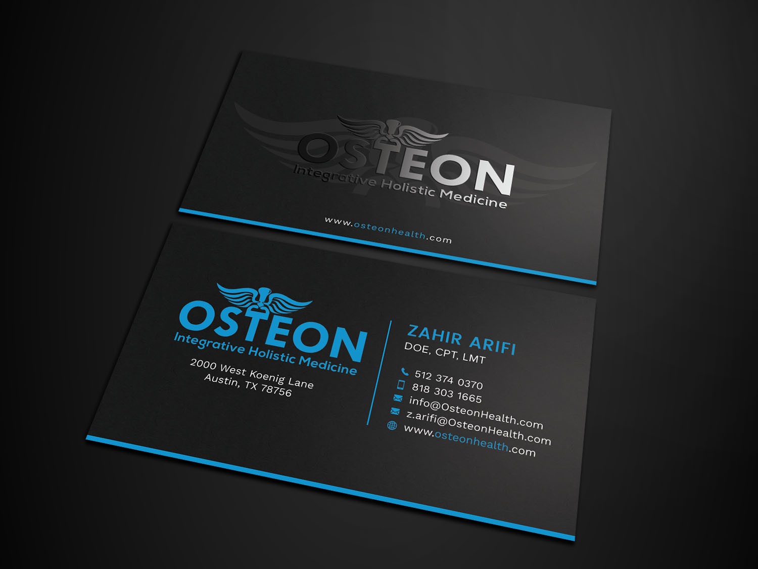 Business Card Design by Tripti Ranjan Gain for Axis Health | Design #16899640