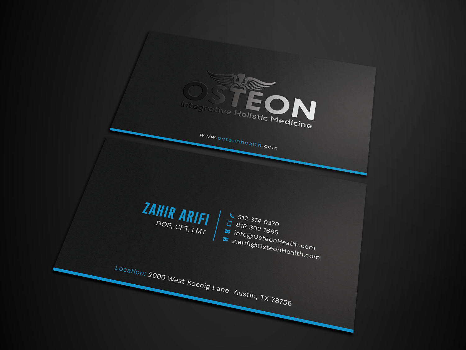Business Card Design by Tripti Ranjan Gain for Axis Health | Design #16899641