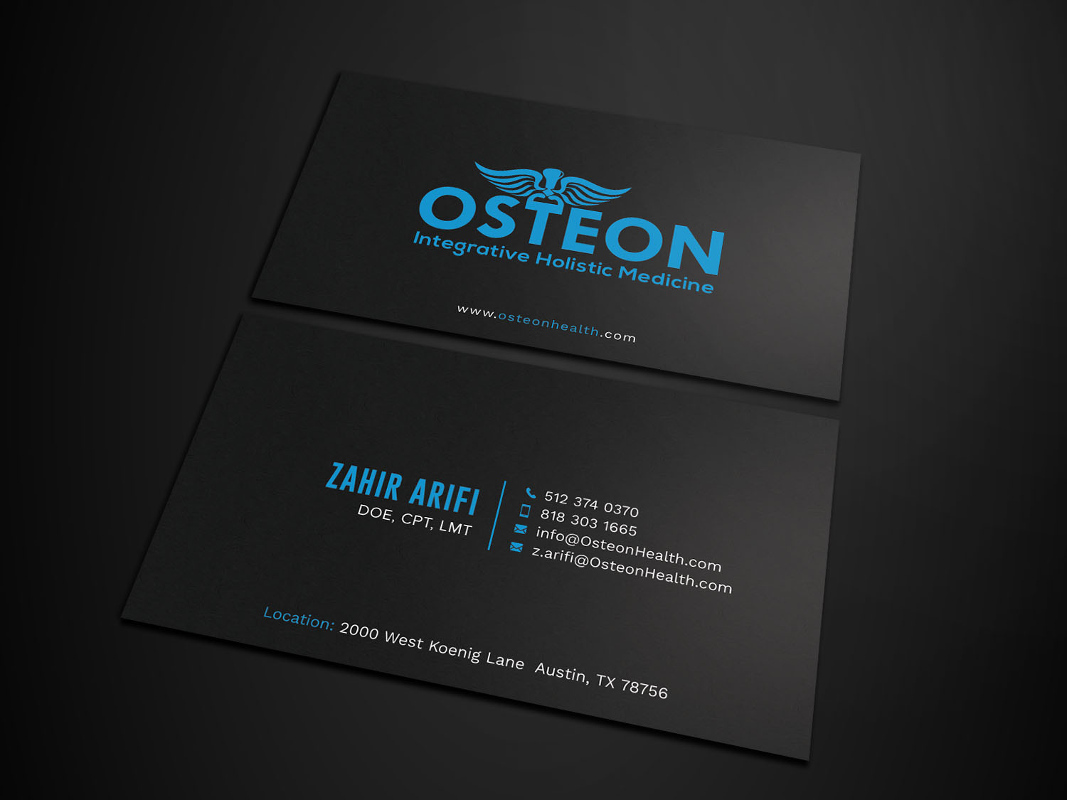 Business Card Design by Tripti Ranjan Gain for Axis Health | Design #16899642