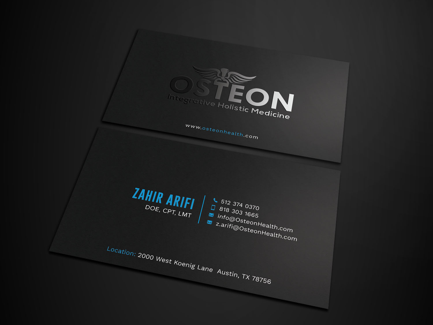 Business Card Design by Tripti Ranjan Gain for Axis Health | Design #16899643