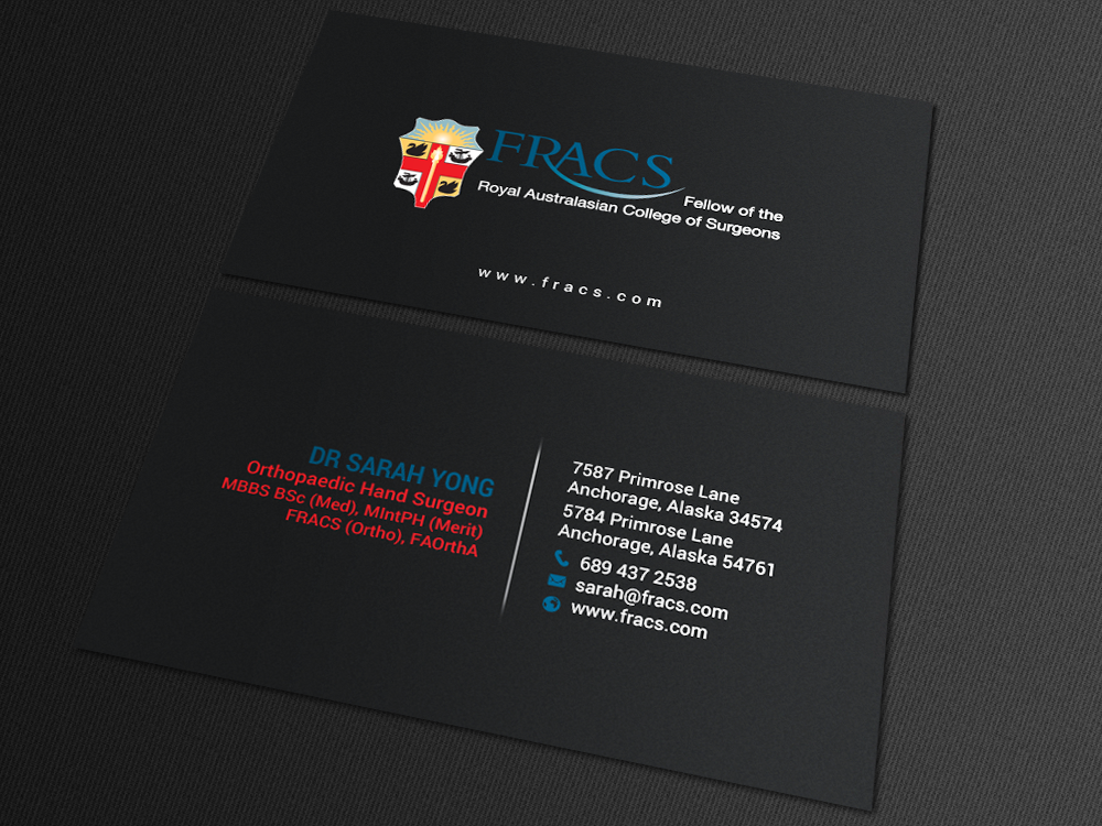 Business Card Design by chandrayaan.creative for this project | Design #16911568