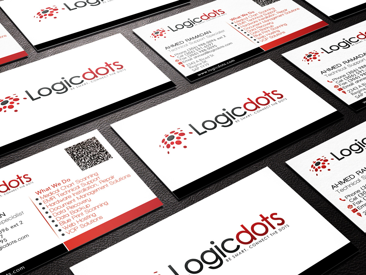 Business Card Design by Christina Smith for Logicdots  Solutions | Design #2684195