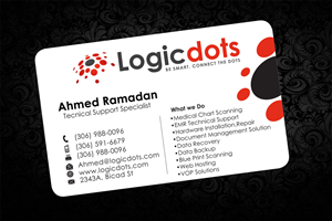 Business Card Design by Elkana Letting for Logicdots  Solutions | Design #2686685