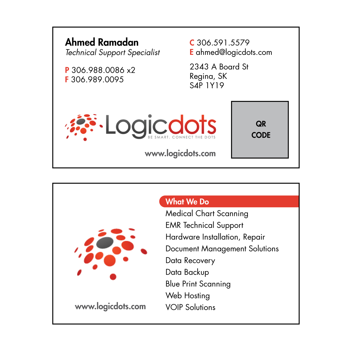 Business Card Design by jjstahl3 for Logicdots  Solutions | Design #2684044