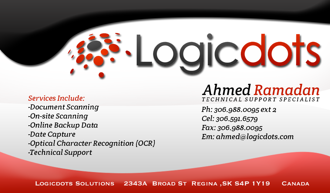 Business Card Design by Kcdesign2013 for Logicdots  Solutions | Design #2695532