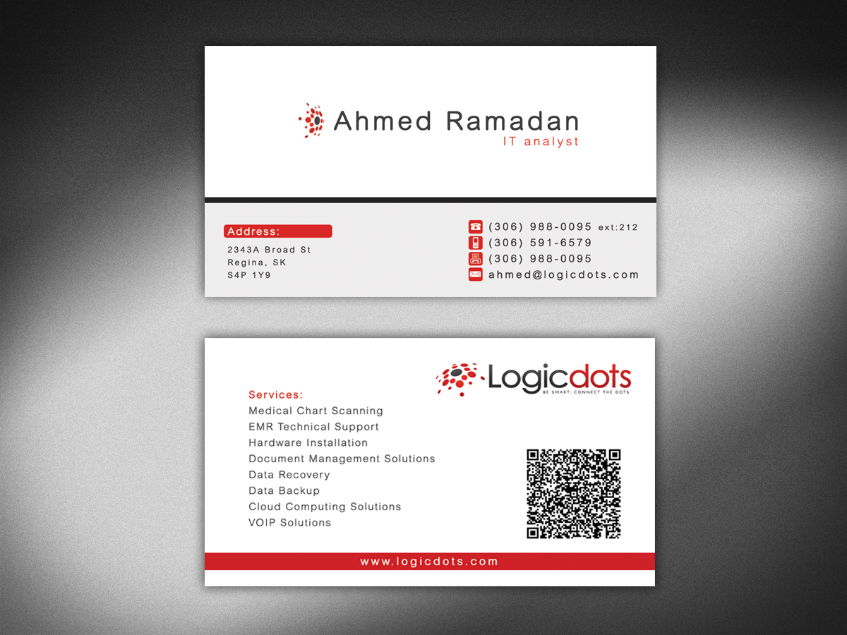 Business Card Design by FutureDesigne for Logicdots  Solutions | Design #2803025