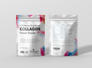 Pack Design for High Quality Marine Collagen Powder | Design Emballage par Belove