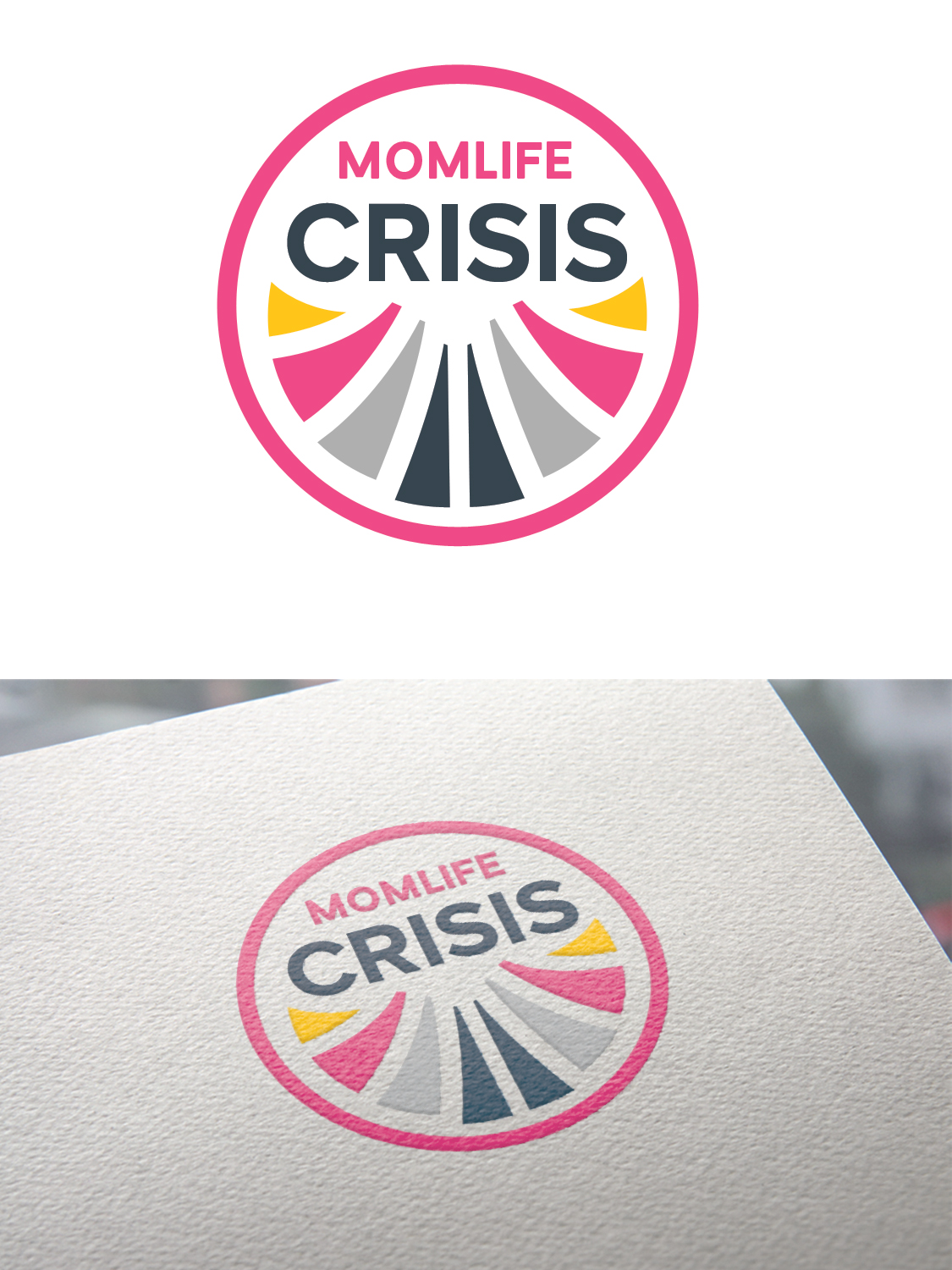 Logo Design by ivo_i_ivanov for MomLife Crisis | Design #17137893