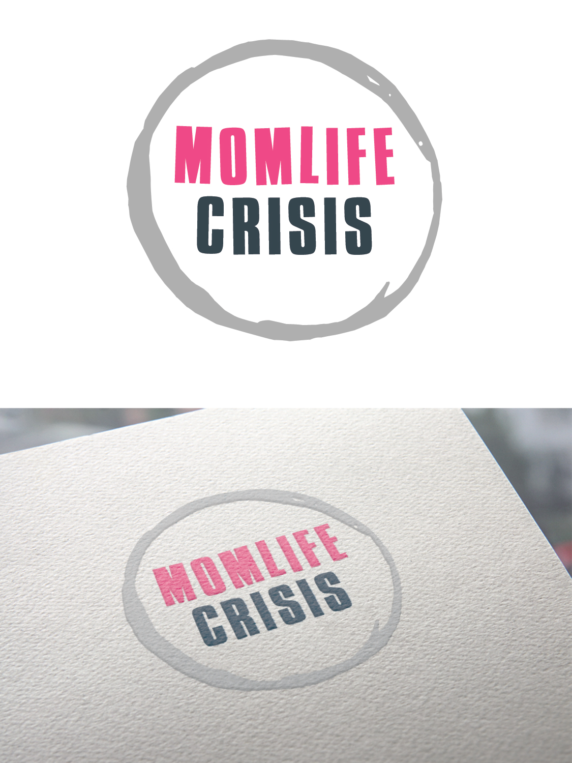 Logo Design by ivo_i_ivanov for MomLife Crisis | Design #17142327