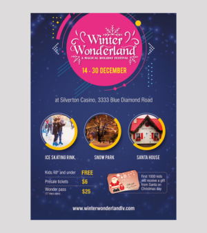Winter Wonderlan LV,  A Magical Holiday Festival | Flyer-Design von D Creative