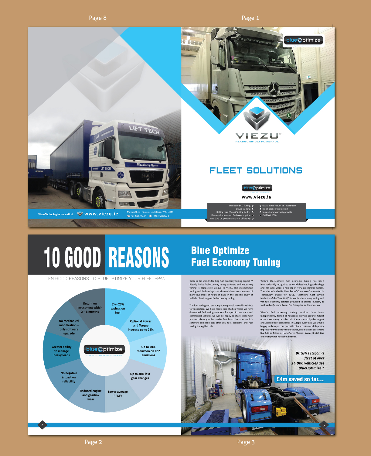 Brochure Design by meet007 for Viezu Technologies Ireland Ltd. | Design #17011852