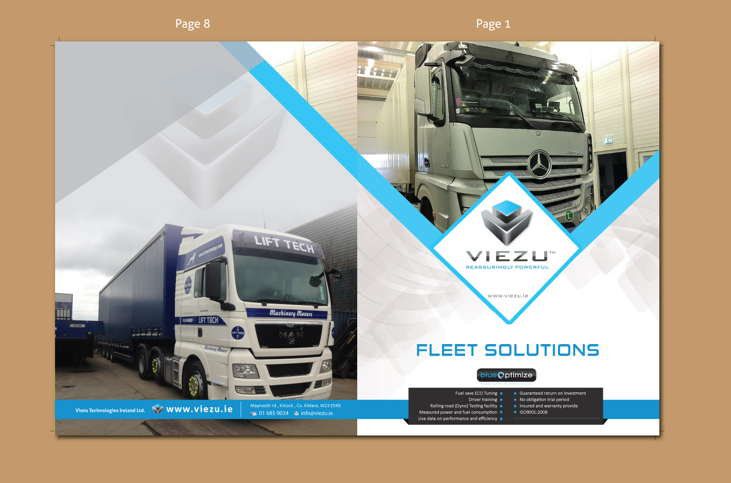 Brochure Design by meet007 for Viezu Technologies Ireland Ltd. | Design #17013929