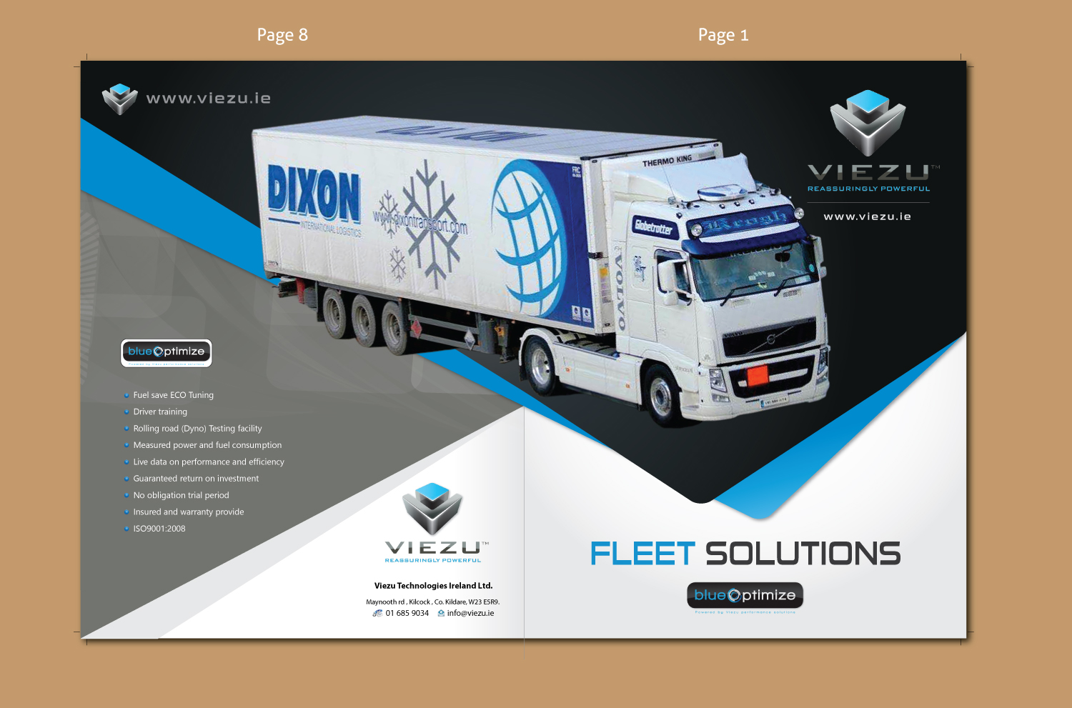 Brochure Design by meet007 for Viezu Technologies Ireland Ltd. | Design #17014909