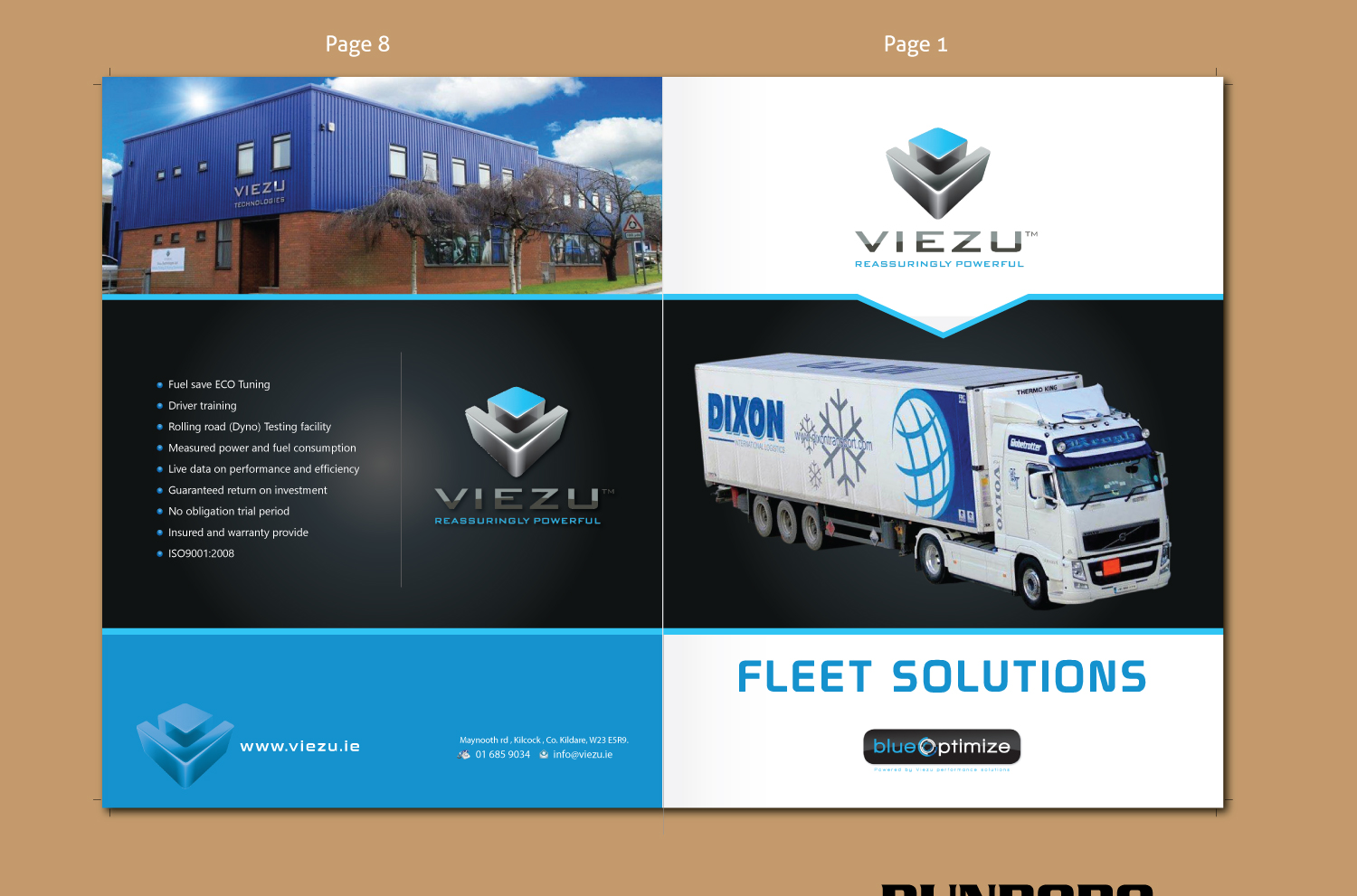 Brochure Design by meet007 for Viezu Technologies Ireland Ltd. | Design #17015759