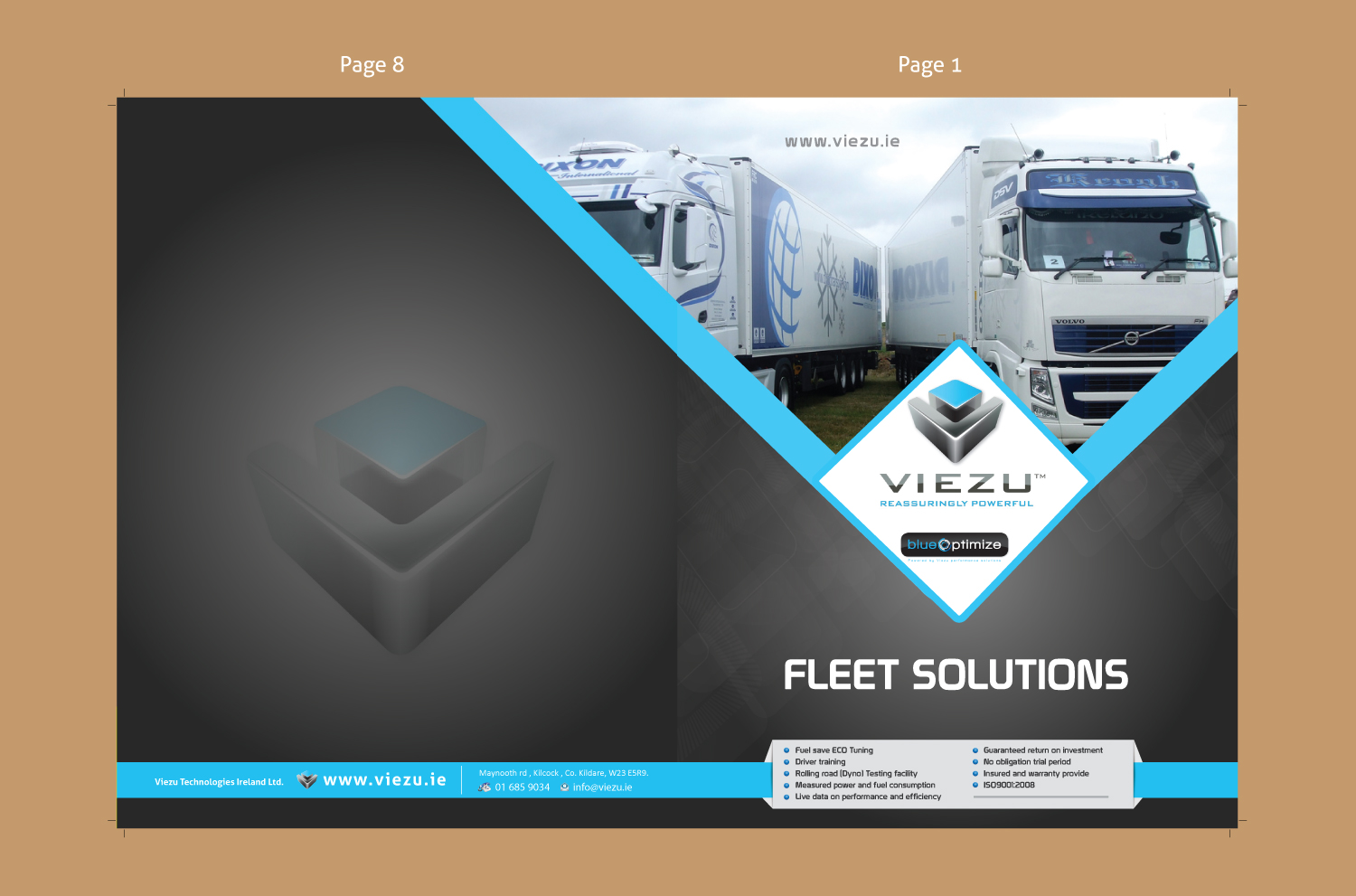Brochure Design by meet007 for Viezu Technologies Ireland Ltd. | Design #17024026