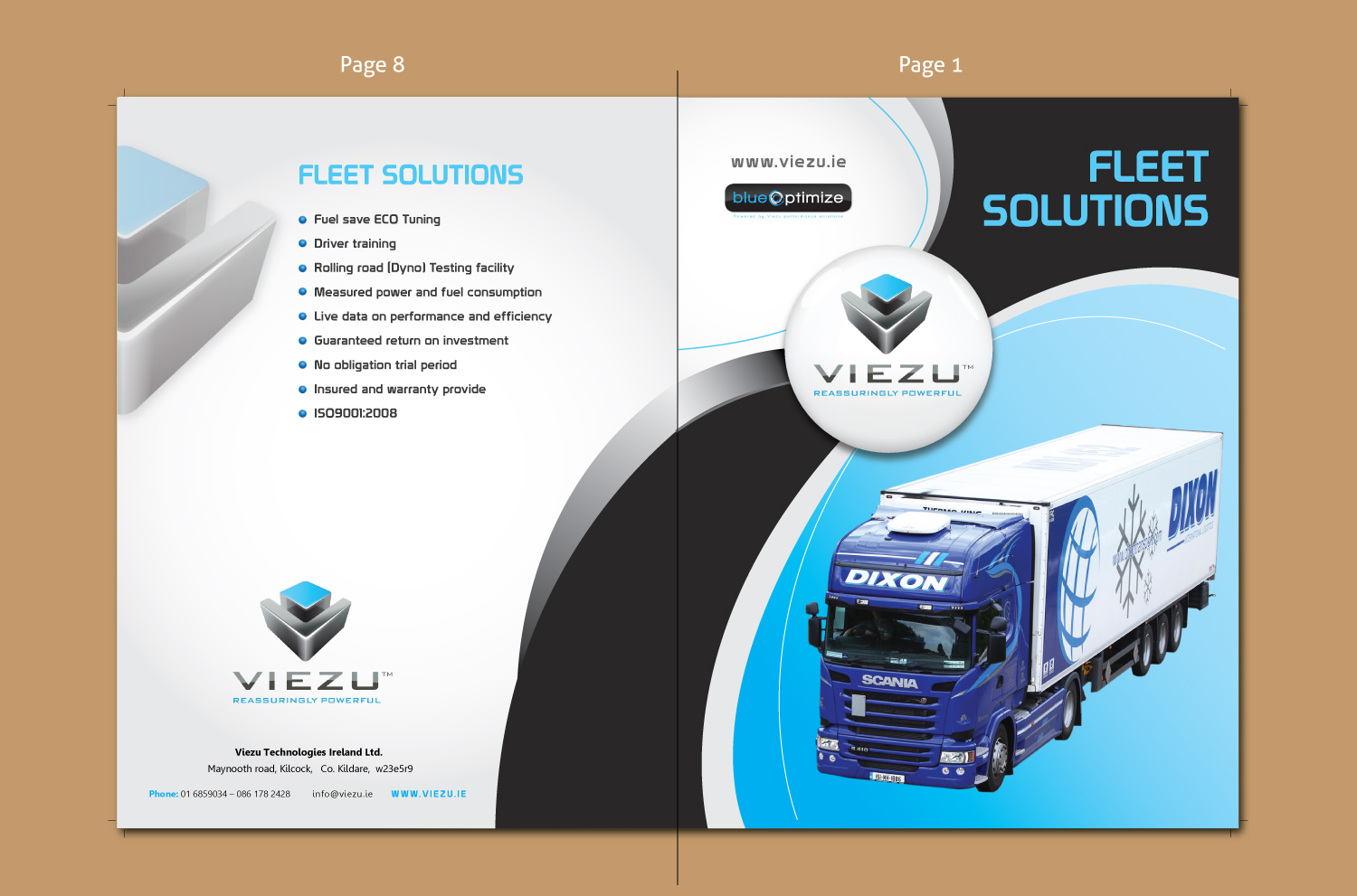 Brochure Design by meet007 for Viezu Technologies Ireland Ltd. | Design #17027826