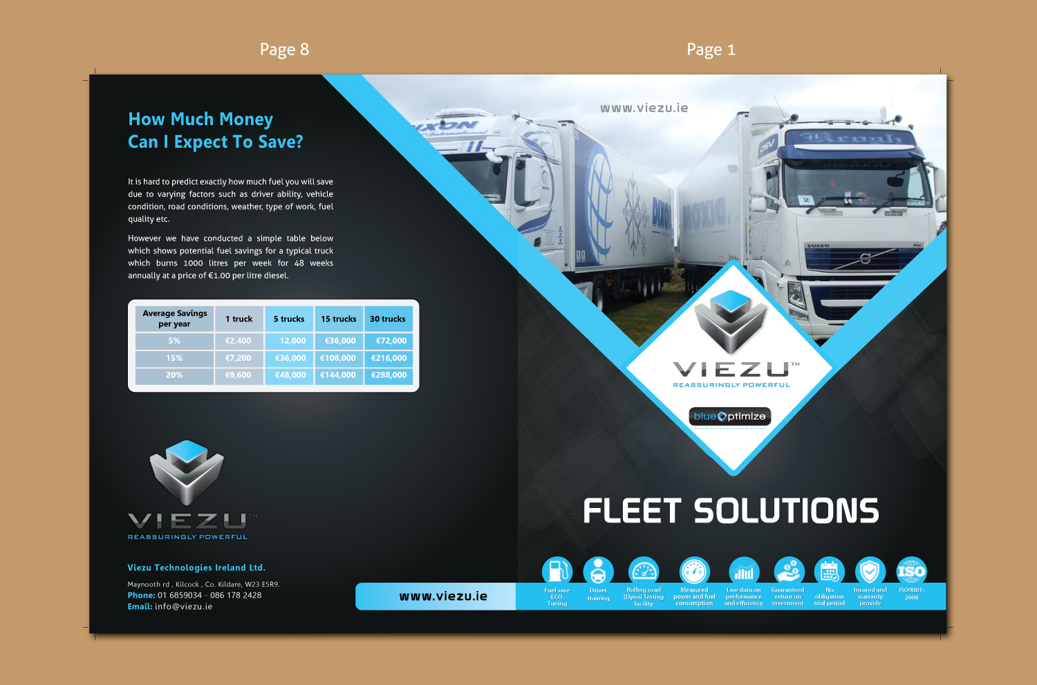 Diseño de Brochure por meet007 para Viezu Technologies Ireland Ltd. | Diseño #17029036