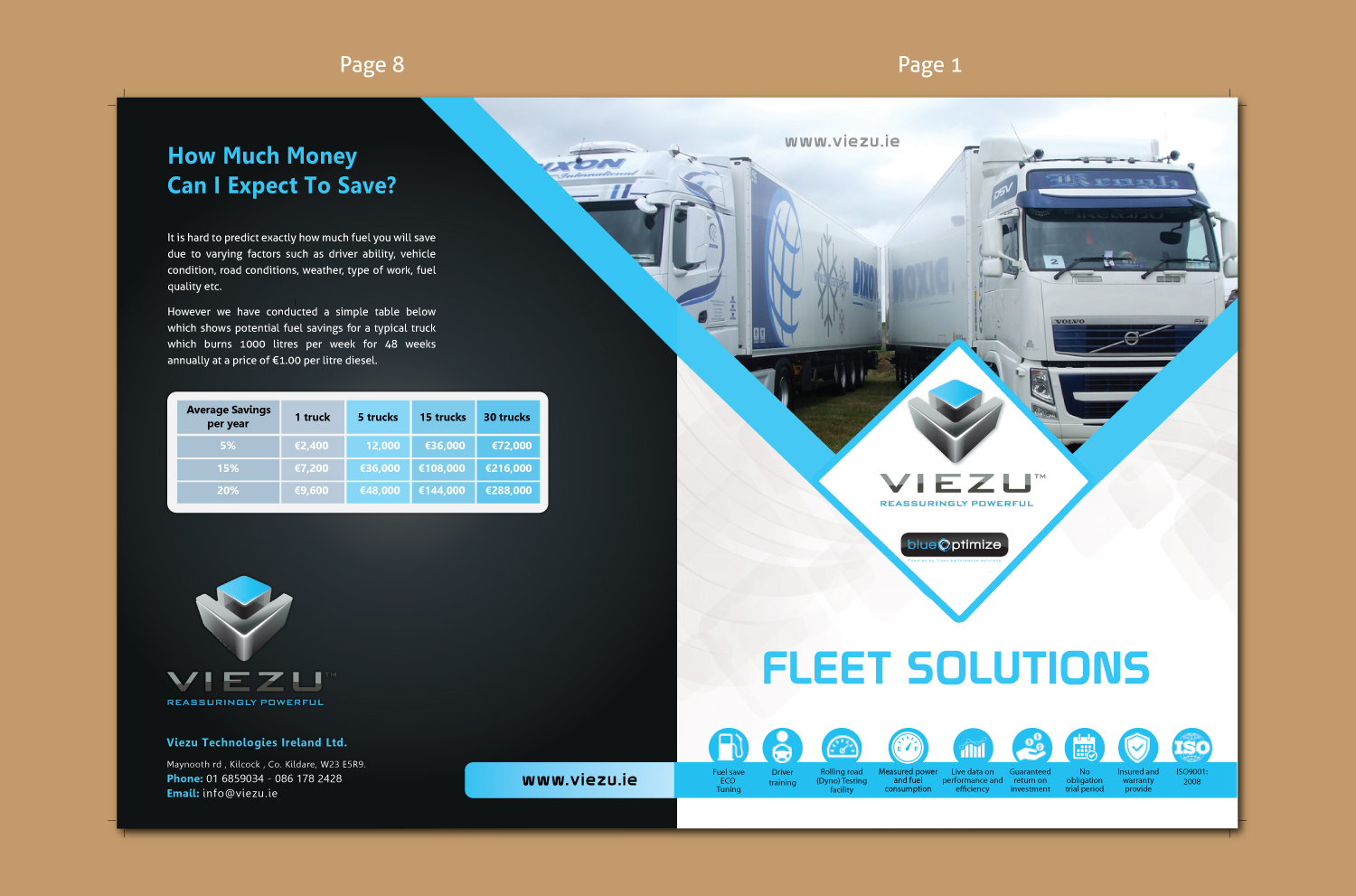 Brochure Design by meet007 for Viezu Technologies Ireland Ltd. | Design #17029056