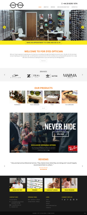Web Design by pb for this project | Design: #16963883