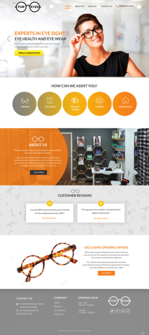 Web Design by pb for this project | Design: #16963884