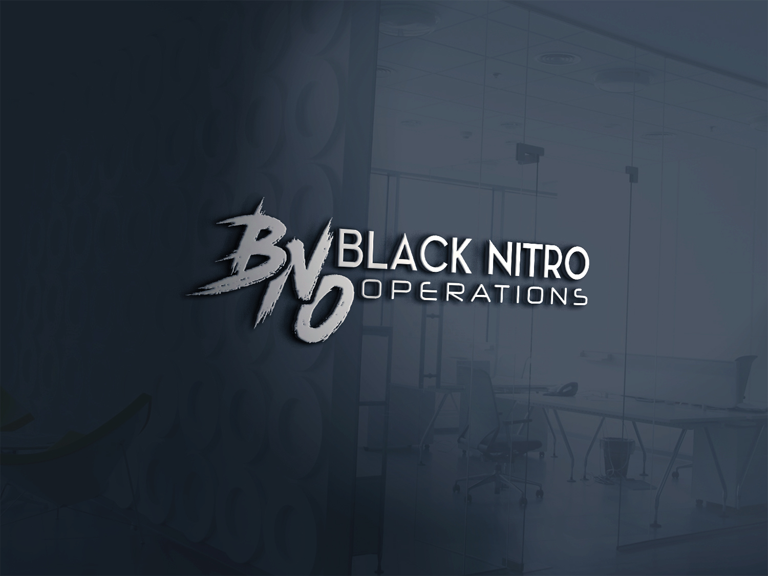 Logo Design by Burraq Creatives for Black Nitro Operations | Design #16994366