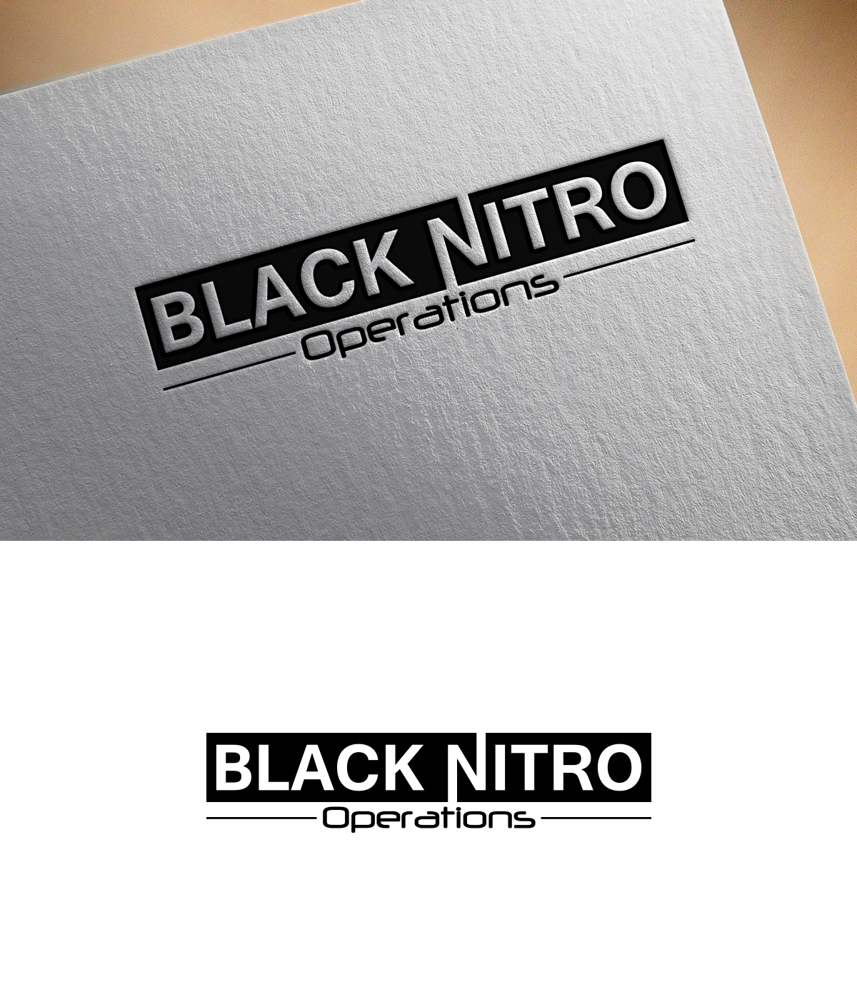 Logo Design by supercreative for Black Nitro Operations | Design #16943785
