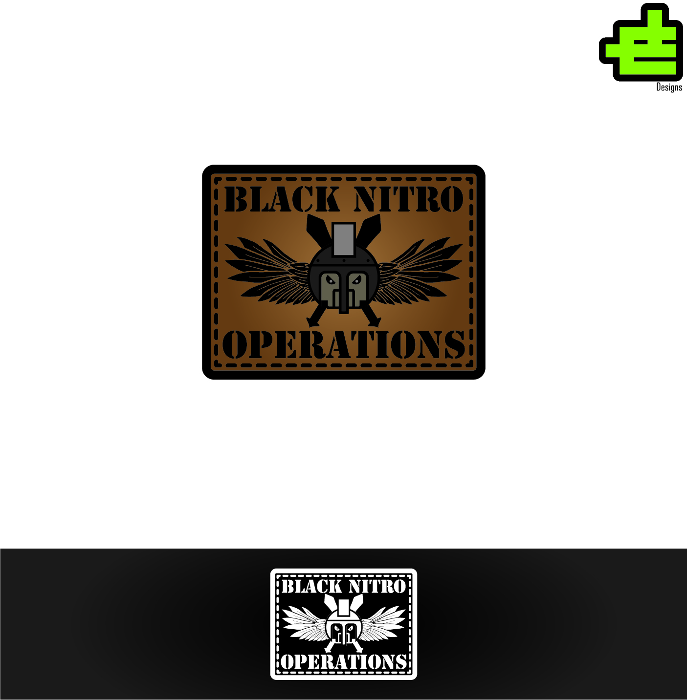 Logo Design by JE Designs for Black Nitro Operations | Design #16929340