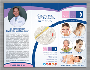 Office brochure for chronic pain doctor | Design de Brochure par Sbss
