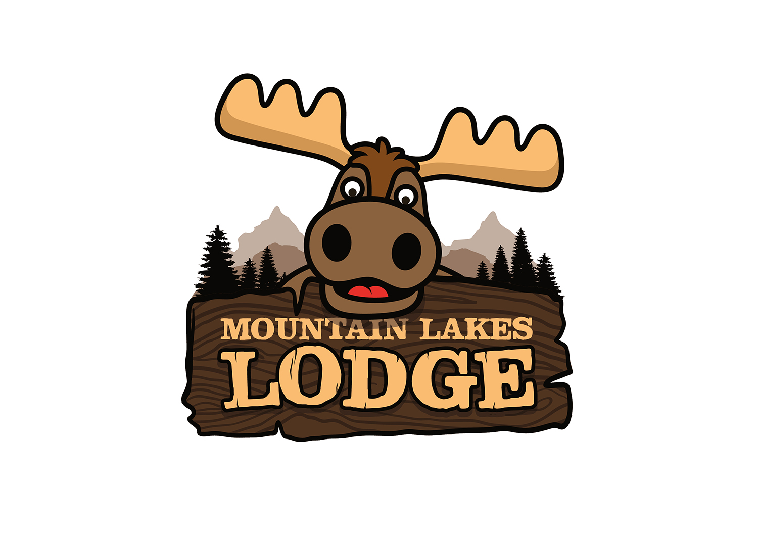 Logo-Design von Channel Studio für Mountain Lakes Lodge | Design #17177207