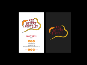 Diseño de Tarjeta de Presentación por Creations Box 2015 para Red Desert Reptiles | Diseño: #16935143
