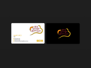 Diseño de Tarjeta de Presentación por Creations Box 2015 para Red Desert Reptiles | Diseño: #16935156