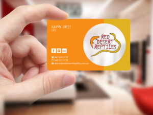 Business Card Design by Creations Box 2015 for Red Desert Reptiles | Design: #16935158