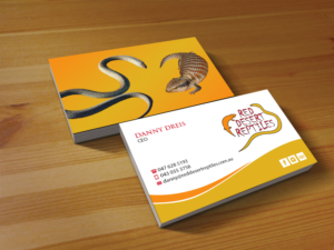 Design de Carte de Visite par Creations Box 2015 pour Red Desert Reptiles | Design : #17039755