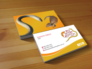 Design de Carte de Visite par Creations Box 2015 pour Red Desert Reptiles | Design : #17039756