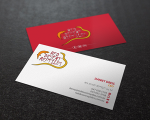 Diseño de Tarjeta de Presentación por Brand aid para Red Desert Reptiles | Diseño: #16931512