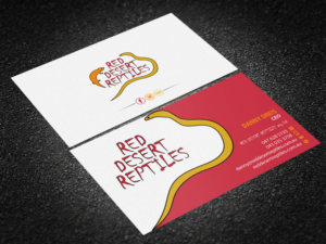 Diseño de Tarjeta de Presentación por Brand aid para Red Desert Reptiles | Diseño: #16931660