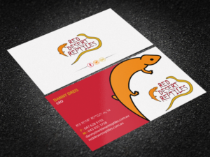 Diseño de Tarjeta de Presentación por Brand aid para Red Desert Reptiles | Diseño: #16931661