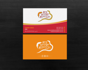 Diseño de Tarjeta de Presentación por Brand aid para Red Desert Reptiles | Diseño: #16931994