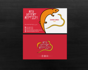 Diseño de Tarjeta de Presentación por Brand aid para Red Desert Reptiles | Diseño: #16931997